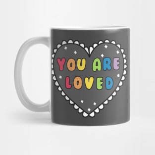 You Are Loved Heart Mug